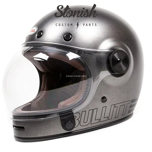 Bell bullitt sales retro metallic titanium