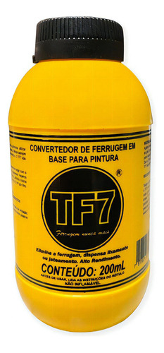 Fundo Convertedor De Ferrugem Tubo 200ml - Tf7