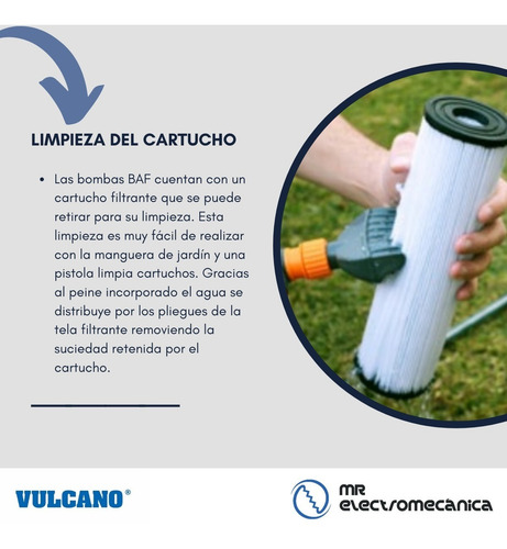 Filtro De Papel Plisado Para Bomba Vulcano Baf033 239030
