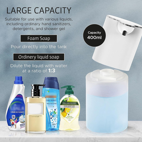 N Dispensador Automático Espuma De Deinducción Recargable
