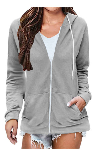 Sudaderas Con Capucha Y Cremallera Para Mujer, Talla M, Para