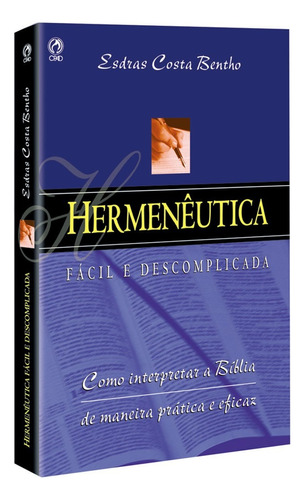 Hermenêutica Fácil E Descomplicada Livro Brochura