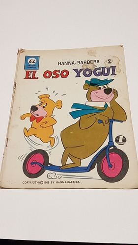 Comic El Oso Yogui  # 2 Ediciones Latiniamericanas Año 1969