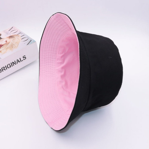 Sombrero De Pescador Reversible De Color Liso Para Mujer Y H