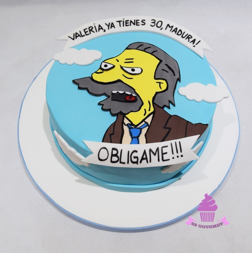 Torta Los Simpsons - Ya Tienes Edad, Madura - Obligame