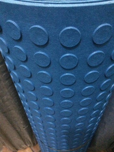 Borracha Moeda Antiderrapante 3mm 1.00x0.80 Azul