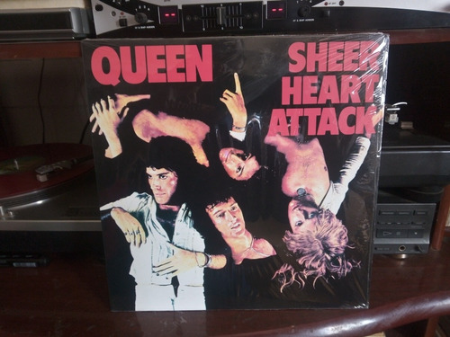 Queen Vinilo Color  Rojo Sheer Heart Attack