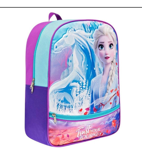 Mochila Escolar Frozen Elsa Y El Nokk