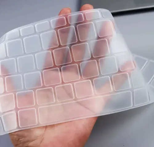 Protector De Teclado Para Hp 15 En Silicona Transparente