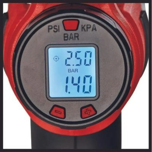 Imagen 6 de 10 de Compresor Manual Inalambrico Einhell Ce-cc 18 +carg+bat 2.5a