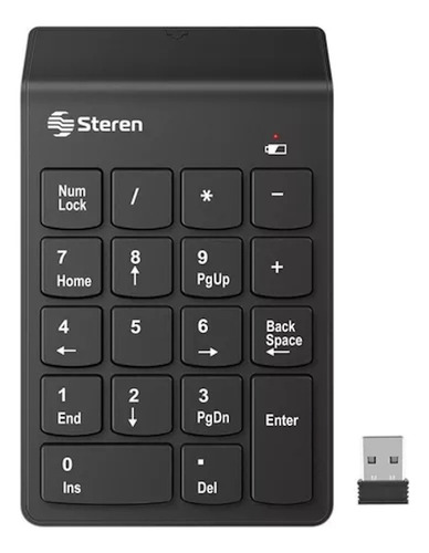 Teclado Numérico Inalámbrico Usb Compacto Steren