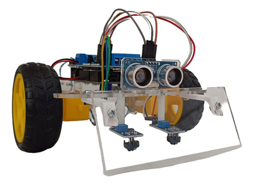 Carro Robot Sumo Seguidor Linea Evasor Kit Completo Arduino