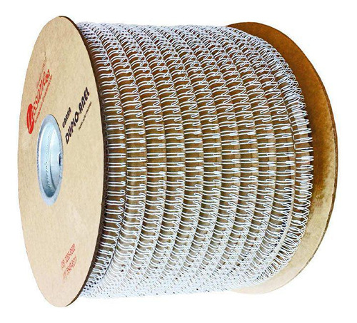 Bobina Garras Duplo Anel Wire-o 2x1 11/4 270 Folhas Branca