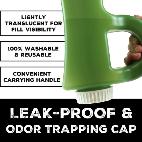 Portable Urinal The Original Pee Jug 2011ml For Men Green