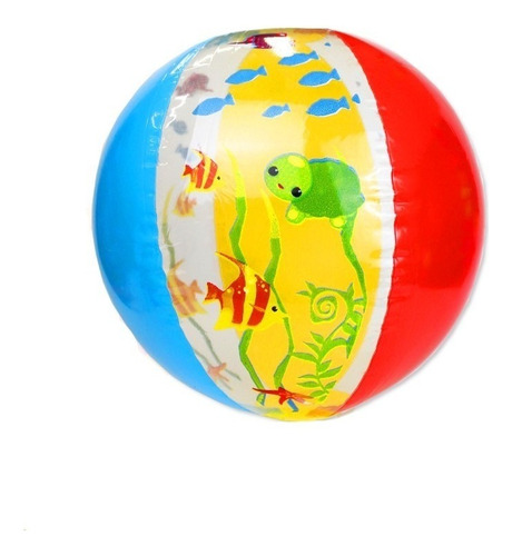 Pelota Inflable De Playa Para Alberca De Colores 40 Cm