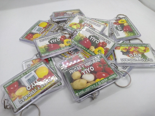 50 Llaveros Personalizados Acrílico 6x4cm