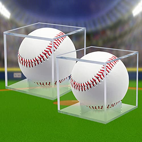 Myebiuai Baseball Display Case 2 Sets, Caja De Pantalla De B