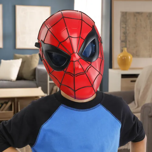 Máscara Hasbro Marvel Spiderman Glow Fx Kids Halloween 5+
