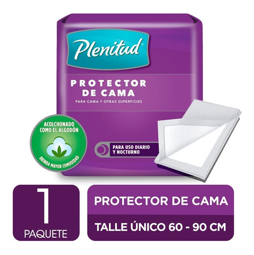 Imagen 2 de 3 de Plenitud Protector De Cama X 8 Unidades