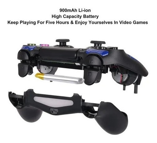 Joystick Para Ps4 Inalámbrico Wireless Bluetooth Vibración Panel Táctil Sj-4001b
