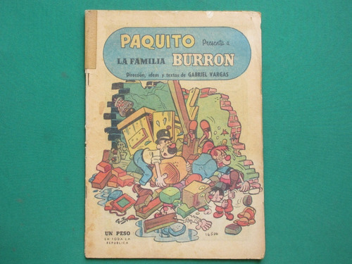 1958 Paquito La Familia Burrón #16506 Gabriel Vargas Cómic 