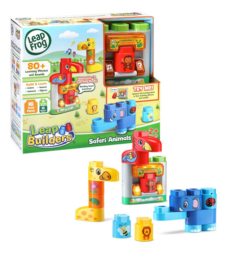 Set De Construcción Safari Animals Leapbuilders Leapfrog