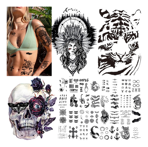 Quichic Más De 190 Tatuajes Temporales Geniales Para Hombr.