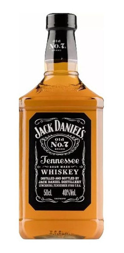 Whisky Jack Daniels N7 X500cc Botella Plastico Original