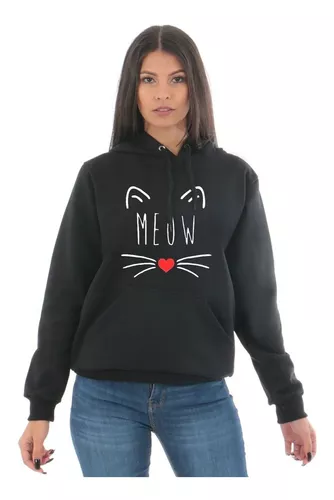 Blusa de frio pelucia orelhinha de gatinho rosa