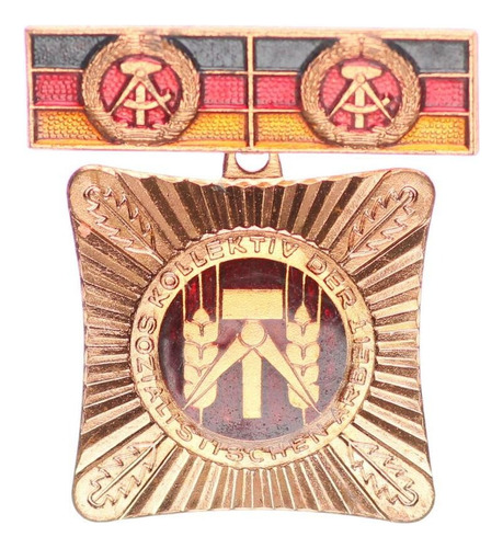 Medalha Alemanha Oriental Coletivo De Trabalho Socialista