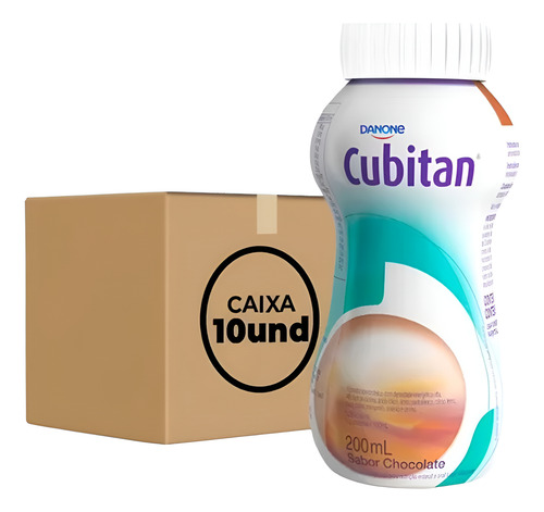 Cubitan Chocolate 200ml (kit C/10) - Danone Chocolate