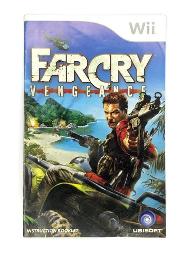 Far Cry Vengeance - Manual Original De Nintendo Wii Farcry