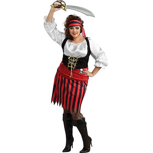 Disfraz Para Mujer Pirata Talla Única 