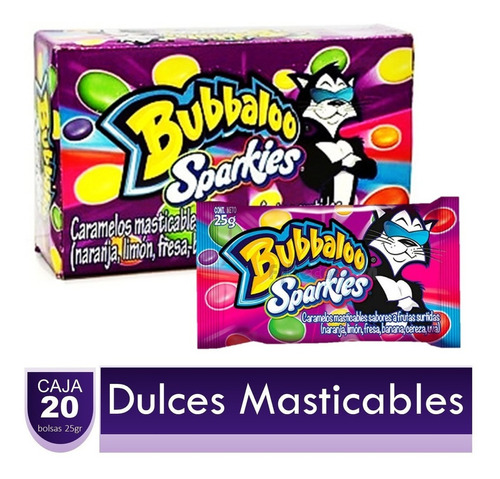 Caramelos Masticables Sparkies X20 Uds