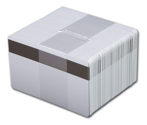 Imagen 1 de 7 de Tarjetas De Pvc Blancas Onity Banda Magnética Lo Co Pack 50u