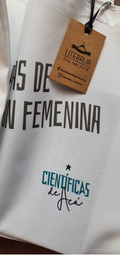Imagen 9 de 10 de Totebag Científicas De Acá