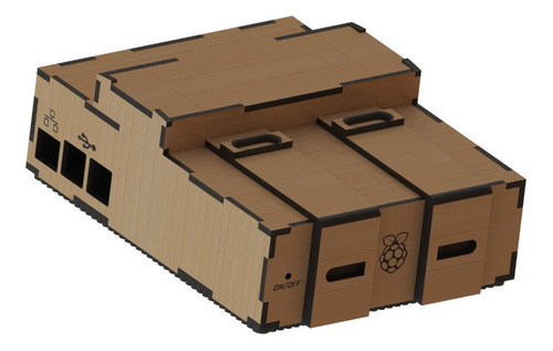 Case Raspberry Pi3 Mdf Snes 10 Peças