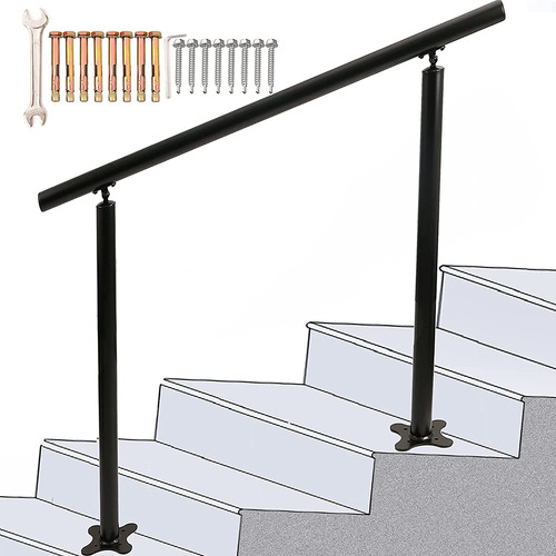 Pasamano Escalera Spaceup Para Al Aire Libre Aluminio Paso