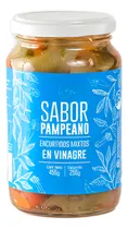 Comprar Pickles Encurtidos Mixtos Frasco 450 gramos Conserva en Vinagre Sabor Pampeano