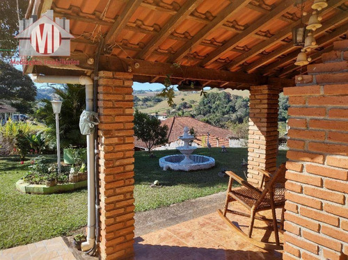 Linda Chácara Com 01 Dormitório, Piscina, Paisagismo, Pomar, Linda Vista, À Venda, 1000 M² Por R$ 380.000 - Zona Rural - Pinhalzinho/sp - Ch0819