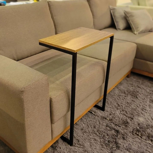 Mesa Lateral Retangular Leitura Notebook Sofa Escritório