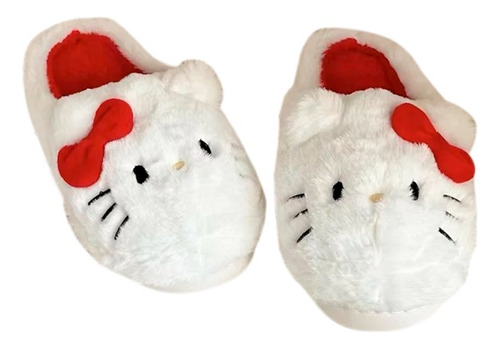 Pantuflas Hello Kitty Abierta Pokemon Kawaai Anime Blancas