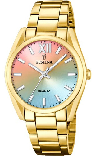 Reloj Festina F20640.7 Para Mujer  Analogico Cuarzo