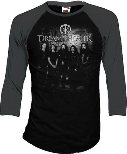 Dream Theater Playeras Manga 3/4 Para Hombre Y Mujer D2