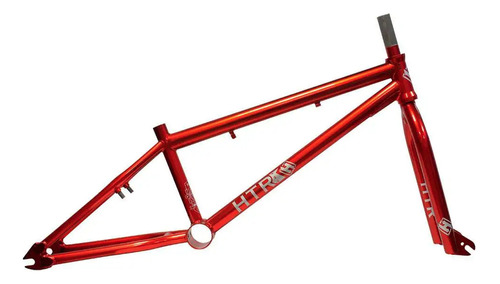 Cuadro Con Tijera R20 Bmx Htr Centro Mid Color Rojo Talla Del Cuadro 20