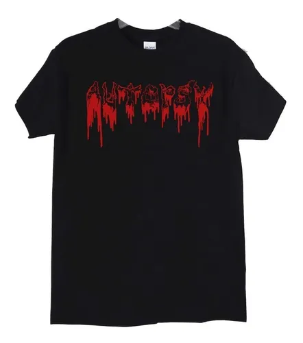 Polera Autopsy Logo Metal Abominatron