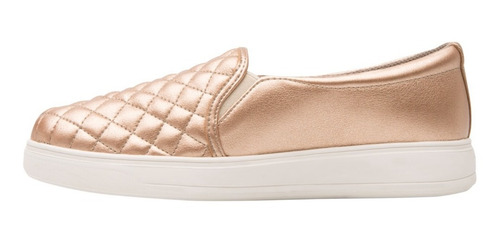 Tenis Moderno Para Dama Urbano Flexi 107705 Oro Originales