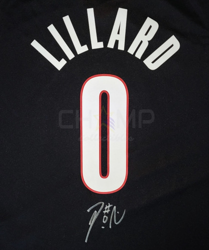 Jersey Firmado Damian Lillard Portland Blazers Autografo Nba