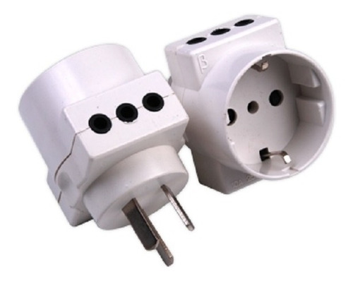 Adaptador Mig Standar A Schuko Contacto Electricidad Colon