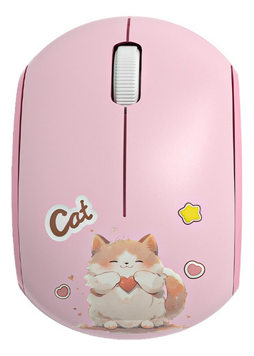 Ratón Inalámbrico Mofii M9dm En Color Rosa